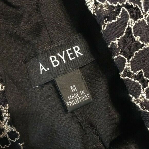 A. Byer medium black dress - Picture 2 of 4